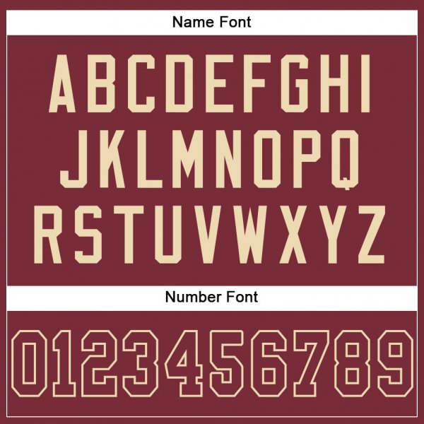 Custom Burgundy Burgundy-Cream Mesh Authentic Football Jersey