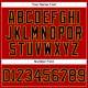 Custom Red Black Pinstripe Black-Gold Authentic Baseball Jersey