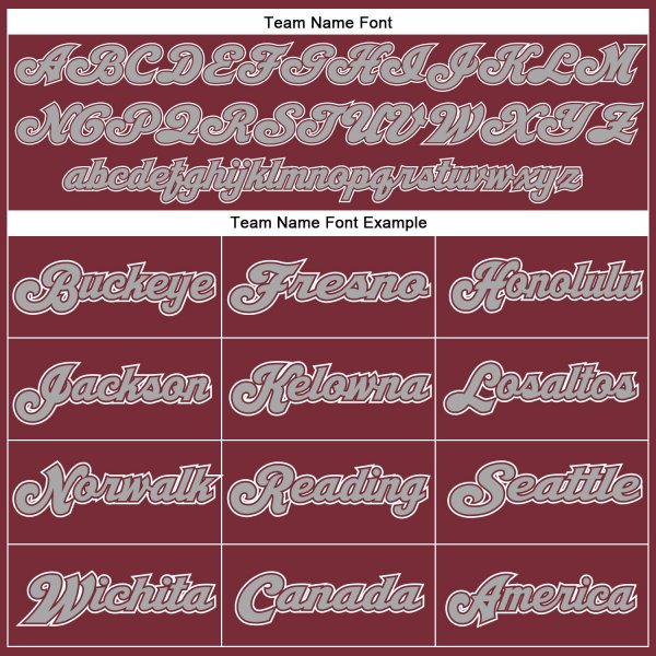 Custom Burgundy Gray-White Mesh Authentic Football Jersey
