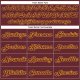 Custom Burgundy Burgundy-Gold Mesh Authentic Football Jersey