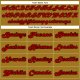 Custom Old Gold Red-Black Mesh Authentic Football Jersey