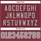 Custom Burgundy Gray-White Mesh Authentic Football Jersey