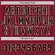 Custom Crimson Black-Khaki Baseball Jersey