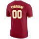 Custom Crimson White-Gold Performance T-Shirt