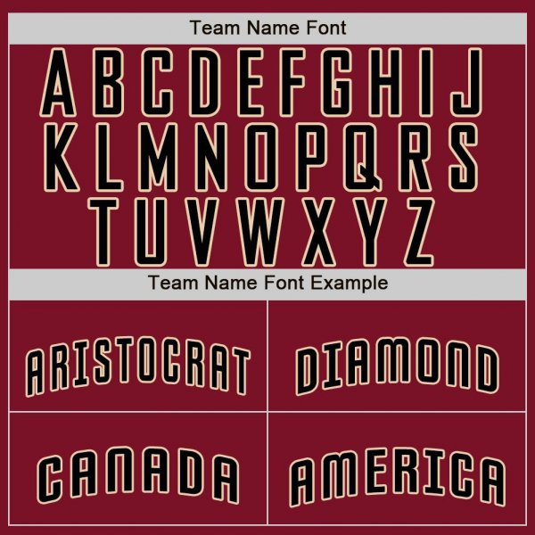 Custom Crimson Black-Khaki Baseball Jersey