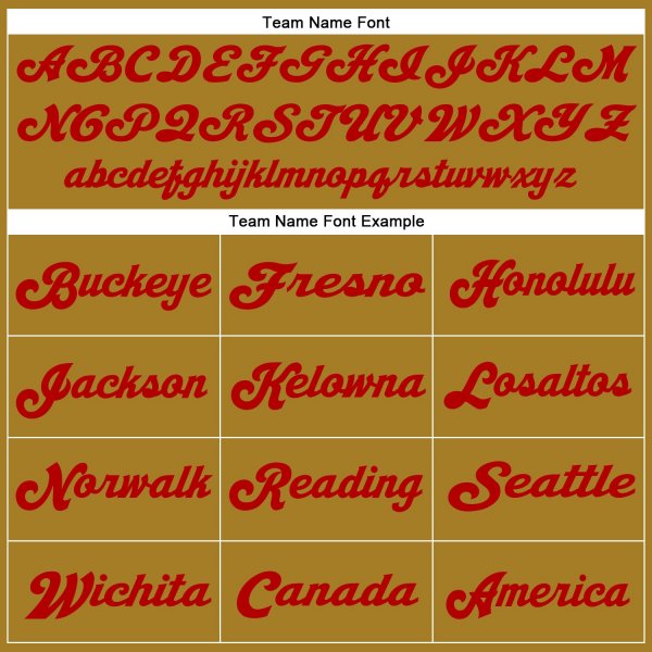 Custom Old Gold Red Mesh Authentic Football Jersey
