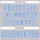 Custom Silver Gray Light Blue-White Authentic Throwback Basketball Jersey