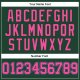 Custom Hunter Green Pink-Light Blue Authentic Throwback Basketball Jersey